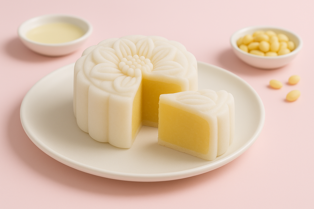 Bánh Dẻo Nhân Đậu Xanh - Nét Dịu Dàng Của Trung Thu Không Cần Lò Nướng