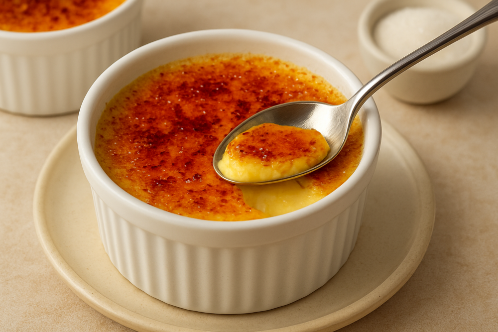 Creme Brulee - Kem Cháy Pháp Ngọt Ngào, Lớp Caramel Giòn Tan Đầy Quyến Rũ